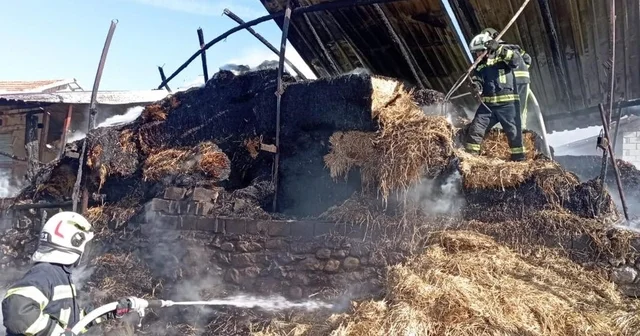 Samanlıkta çıkan yangın korku yaşattı Denizli Haberleri