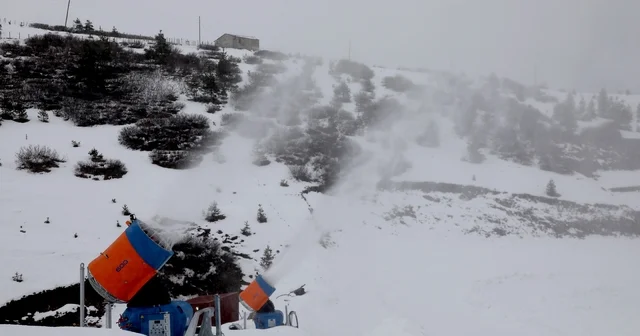Çambaşı Kayak Merkezi nde yapay karlama sistemi ile sezon uzatılıyor Ordu Haberleri