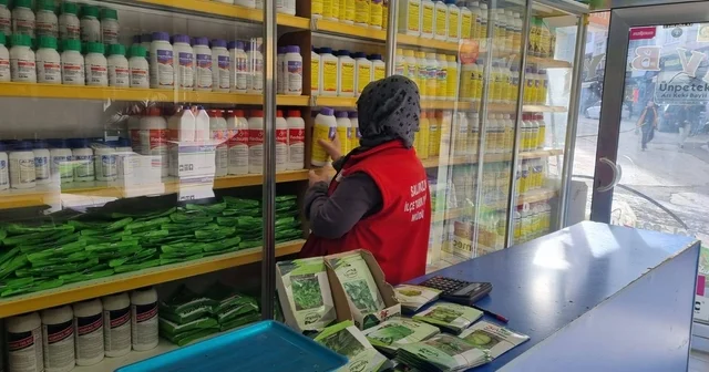 Salıpazarı nda bitki koruma ürünü bayileri denetlendi Samsun Haberleri